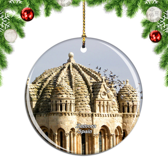 Spain Viriato Square Zamora Christmas Ornament