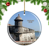 Spain Walled City Cartagena Christmas Ornament