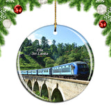 Sri Lanka Demodara Nine Arch Bridge Ella Christmas Ornament