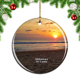 Sri Lanka Hikkaduwa Beach Christmas Ornament