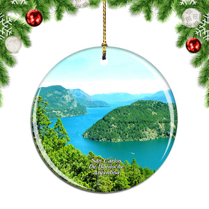 Argentina Nahuel Huapi National Park San Carlos De Bariloche Christmas Ornament