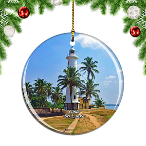 Sri Lanka Light House Galle Fort Christmas Ornament