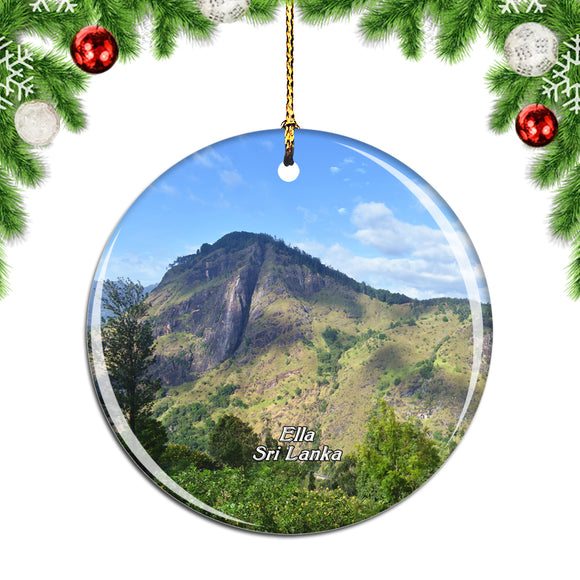 Sri Lanka Little Adam's Peak Ella Christmas Ornament