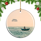 Sri Lanka Mirissa Beach Christmas Ornament