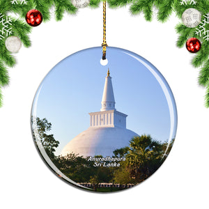 Sri Lanka Ruwanwelisaya Anuradhapura Christmas Ornament