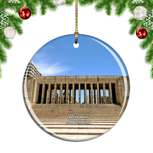 Argentina National Historic Monument to the Flag Rosario Christmas Ornament