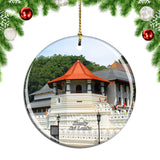 Sri Lanka Temple of the Sacred Tooth Relic Kandy Christmas Ornament