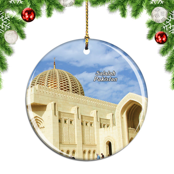 Sultan Qaboos Mosque Salalah Oman Christmas Ornament