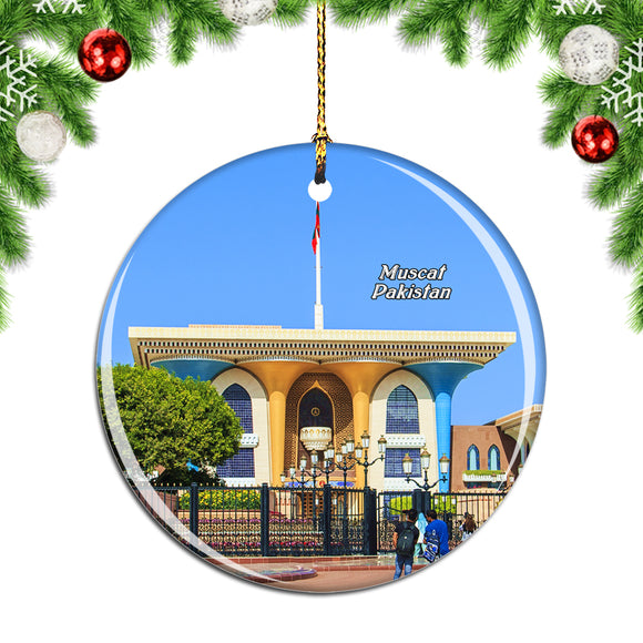 Sultan¡¯s Palace Muscat Oman Christmas Ornament