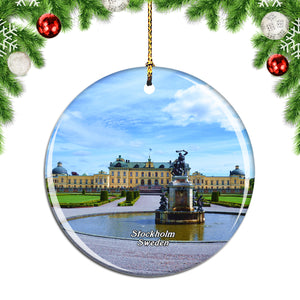 Sweden Drottningholm Palace Stockholm Christmas Ornament