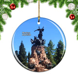 Argentina Parque General San Martin Mendoza Christmas Ornament