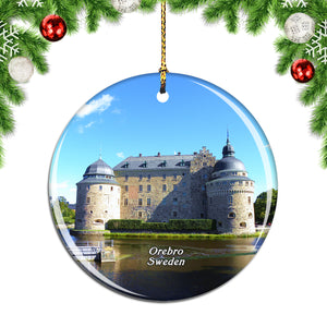 Sweden Orebro Castle Christmas Ornament