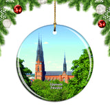 Sweden Uppsala Cathedral Christmas Ornament