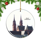 Switzerland Basel Minster Christmas Ornament