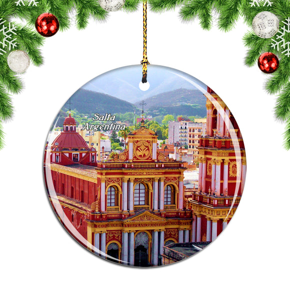 Argentina Salta Christmas Ornament