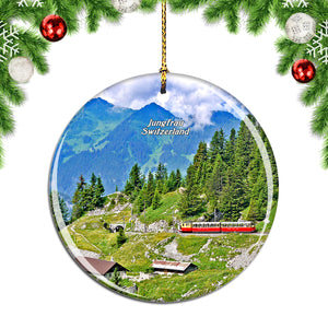 Switzerland Jungfrau Christmas Ornament