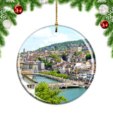 Switzerland Limmat Zurich Christmas Ornament