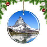 Switzerland Riffelsee Zermatt Christmas Ornament