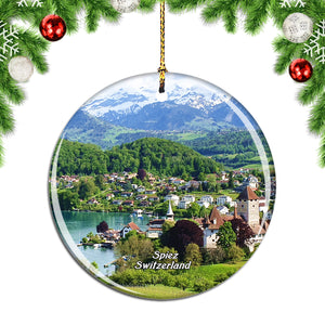 Switzerland Spiez Christmas Ornament