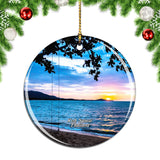 Thailand Chaweng Beach Koh Samui Christmas Ornament