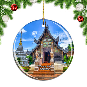 Thailand Chiang Mai Old City Christmas Ornament