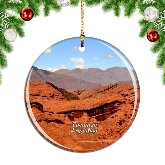 Argentina Tucuman Christmas Ornament