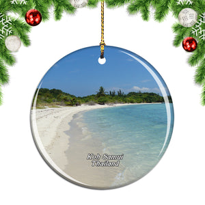 Thailand Ko Tao Koh Samui Christmas Ornament