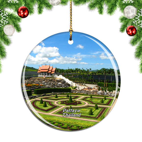 Thailand Nong Nooch Tropical Botanical Garden Pattaya Christmas Ornament