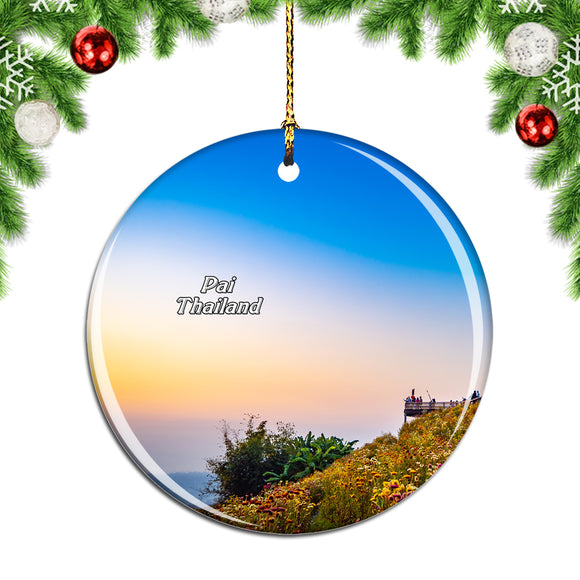 Thailand Pai Canyon Christmas Ornament