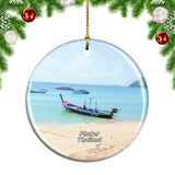 Thailand Rawai Beach Phuket Christmas Ornament