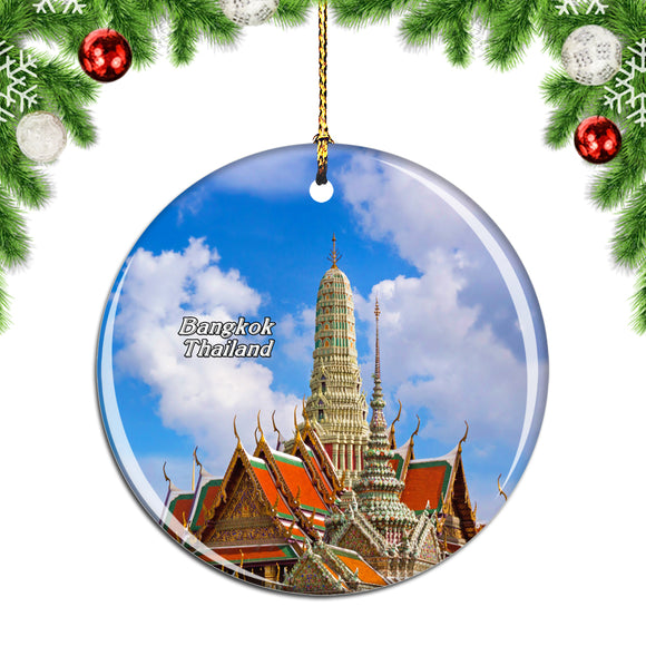 Thailand Temple of the Emerald Buddha Bangkok Christmas Ornament