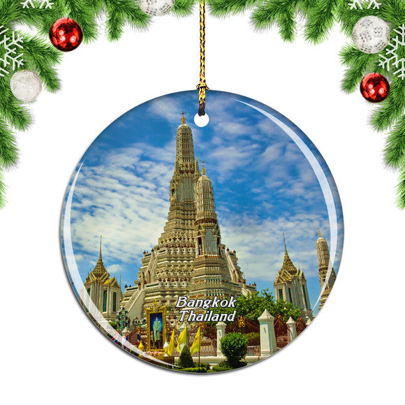 Thailand Wat Arun Bangkok Christmas Ornament