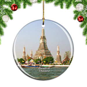 Thailand Wat Arun Bangkok Christmas Ornament