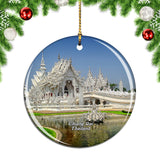 Thailand Wat Rong Khun Chiang Rai Christmas Ornament