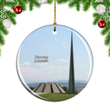 The Armenian Genocide Museum Yerevan Armenia Christmas Ornament