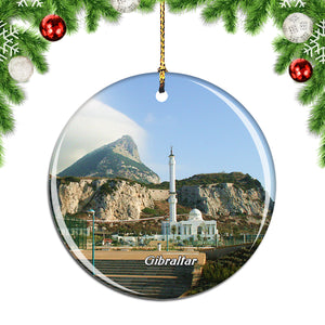 The Rock of Gibraltar Christmas Ornament