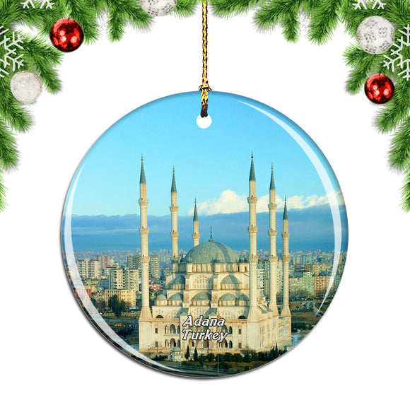 Turkey Adana Central Mosque Christmas Ornament