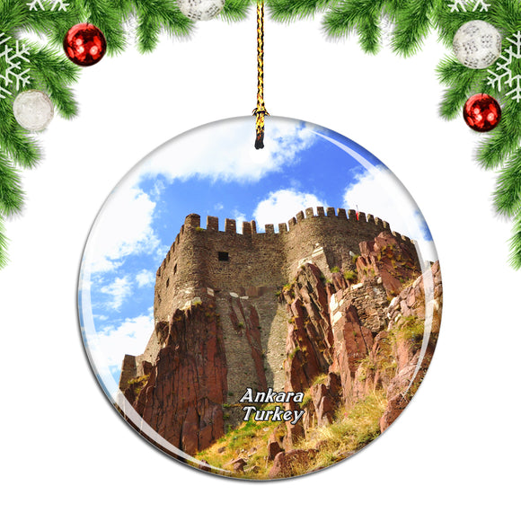 Turkey Ankara Castle Christmas Ornament