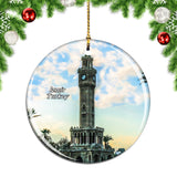 Turkey Clock Tower Izmir Christmas Ornament