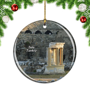 Turkey Greek Amphitheater Side Christmas Ornament