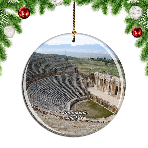 Turkey Hierapolis Pamukkale - ¸±±¾.png Christmas Ornament