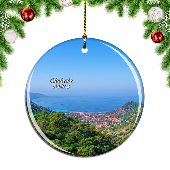 Turkey Oludeniz Christmas Ornament