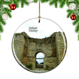 Turkey Saint John Basilica Selcuk Christmas Ornament