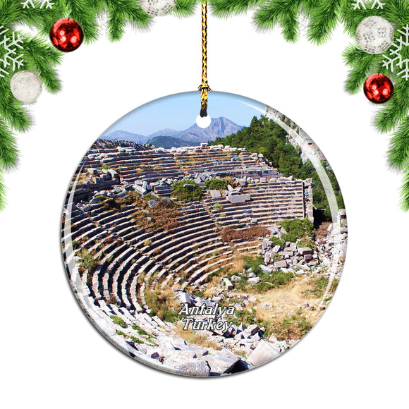 Turkey Termessos Antalya Christmas Ornament