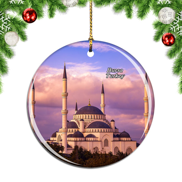 Turkey The Great Mosque Bursa Christmas Ornament