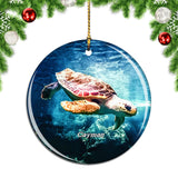 Turtle Cayman UK Christmas Ornament