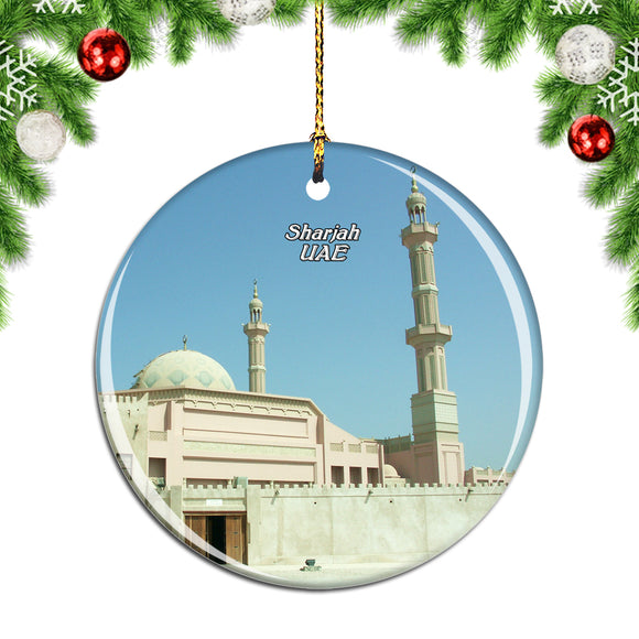 UAE Blue Market Sharjah Christmas Ornament