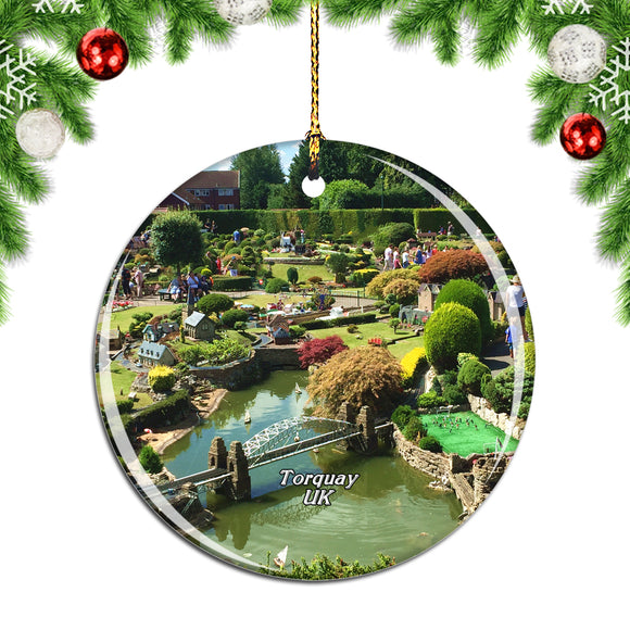 UK England Babbacombe Model Village Torquay Christmas Ornament