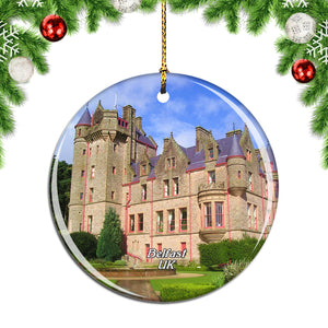 UK England Belfast Castle Christmas Ornament