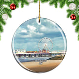 UK England Blackpool Pleasure Beach Christmas Ornament